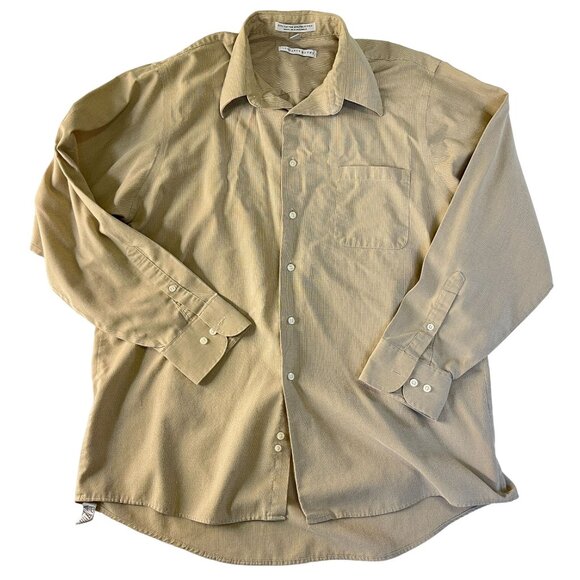 Geoffrey Beene Mens Shirt Size 16.5 34/35 Long Sleeve Button Down - Picture 3 of 7